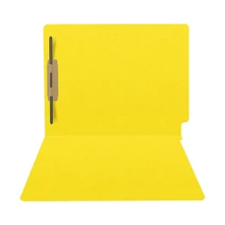 Medical Arts Press Heavy Duty End Tab File Folder, Straight-Cut, Letter Size, Yellow, 40/Box (S-09461-YLW)