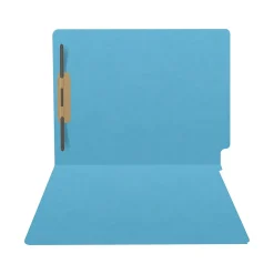 Medical Arts Press Heavy Duty End Tab File Folder, Straight-Cut, Letter Size, Blue, 40/Box (S-09461-DBL)
