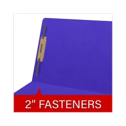 Medical Arts Press Heavy Duty End Tab File Folder, Straight-Cut, Letter Size, Purple, 40/Box (S-09461-PUR)