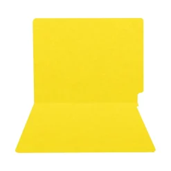 Medical Arts Press Heavy-Duty End Tab File Folder, Straight Cut, Letter-Size, Yellow, 40/Box (S-09458-YLW)