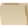 Medical Arts Press Heavy-Duty End Tab File Folder, Straight Cut, Letter-Size, Manila, 50/Box (S-09466-TAN)