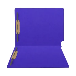 Medical Arts Press Heavy-Duty End Tab File Folder, Straight Cut, Letter-Size, Purple, 40/Box (S-09459-PUR)