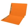Medical Arts Press Heavy-Duty End Tab File Folder, Straight Cut, Letter-Size, Orange, 40/Box (S-09459-ORG)