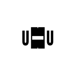 Medical Arts Press® Jeter® Compatible Alpha Sheet Style Labels, Letter U