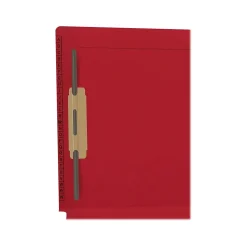 Medical Arts Press Kardex Reinforced End Tab File Folder, Straight Cut, Letter-Size, Red, 50/Box (F1180-RED)