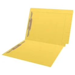 Medical Arts Press Kardex Match Reinforced End Tab File Folder, Straight Cut, Letter Size, Yellow, 50/Box (S-09484-YLW)
