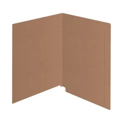Medical Arts Press Kardex Match Reinforced End Tab File Folder, Straight Cut, Letter Size, Brown Kraft, 100/Box (S-09482-BRN)