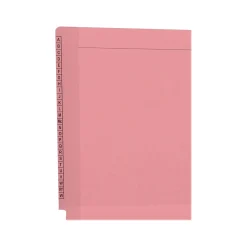 Medical Arts Press Kardex Match Reinforced End Tab File Folder, Straight Cut, Letter-Size, Pink, 100/Box (F1170-PNK)