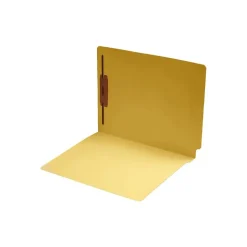 Medical Arts Press Recycled End Tab File Folder, Straight Cut, Letter-Size, Yellow, 50/Box (S-09242-YLW)