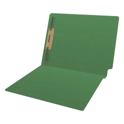 Medical Arts Press Reinforced End Tab File Folder, Straight Cut, Letter-Size, Green, 50/Box (S-01501-GRN)