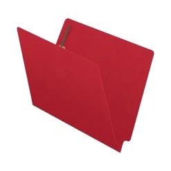Medical Arts Press Reinforced End Tab File Folder, Straight Cut, Letter-Size, Red, 250/Carton (S-01502-RED-B)