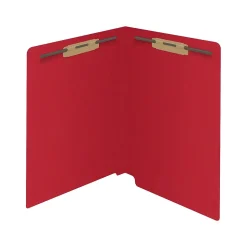 Medical Arts Press Reinforced End Tab File Folder, Straight Cut, Letter-Size, Red, 250/Carton (S-01502-RED-B)