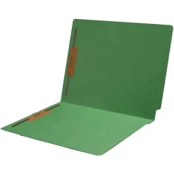 Medical Arts Press Reinforced End Tab File Folder, Straight Cut, Letter-Size, Green, 250/Carton (S-01602-GRN-B)