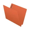 Medical Arts Press Reinforced End Tab File Folder, Straight Cut, Letter-Size, Orange, 50/Box (S-01602-ORG)