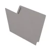 Medical Arts Press Reinforced End Tab File Folder, Straight Cut, Letter-Size, Gray, 250/Carton (S-01602-GRY-B)