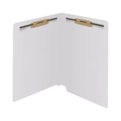 Medical Arts Press Reinforced End Tab File Folder, Straight Cut, Letter-Size, White, 50/Box (S-01602-WHT)