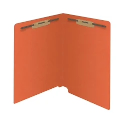 Medical Arts Press Reinforced End Tab File Folder, Straight Cut, Letter-Size, Orange, 250/Carton (S-01602-ORG-B)