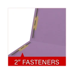 Medical Arts Press Reinforced End Tab File Folder, Straight Cut, Letter-Size, Lavender, 250/Carton (S-01602-LAV-B)