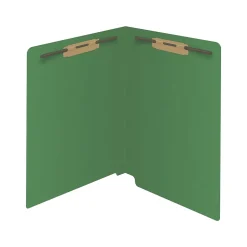 Medical Arts Press Reinforced End Tab File Folder, Straight Cut, Letter-Size, Green, 50/Box (S-01502-GRN)