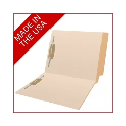 Medical Arts Press Reinforced End Tab File Folder, Straight-Cut, Letter Size, Manila/Tan, 50/Box (S-09473-TAN)