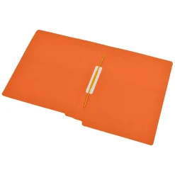 Medical Arts Press Reinforced End Tab File Folder, Straight Cut, Letter-Size, Orange, 50/Box (S-09167-ORG)