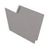 Medical Arts Press Reinforced End Tab File Folder, Straight Cut, Letter-Size, Gray, 50/Box (S-01501-GRY)