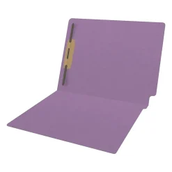 Medical Arts Press Reinforced End Tab File Folder, Straight Cut, Letter-Size, Lavender, 50/Box (S-01501-LAV)