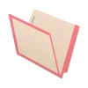 Medical Arts Press Reinforced End Tab File Folder, Straight-Cut, Letter Size, Manila/Pink, 50/Box (S-09473-PNK)