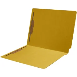 Medical Arts Press Reinforced End Tab File Folder, Straight Cut, Letter-Size, Yellow, 250/Carton (S-01502-YLW-B)