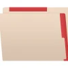 Medical Arts Press Reinforced Top Tab File Folder, Full-Cut, Letter Size, Manila/Red, 50/Box (S-09468-RED)