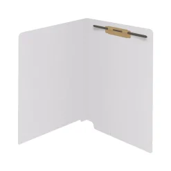 Medical Arts Press Reinforced End Tab File Folder, Straight Cut, Letter-Size, White, 50/Box (S-01601-WHT)