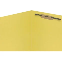 Medical Arts Press Reinforced End Tab File Folder, Straight Cut, Letter-Size, Yellow, 50/Box (S-01601-YLW)