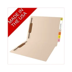 Medical Arts Press Reinforced End Tab File Folder, Letter-Size, Manila, 50/Box (S-01316)