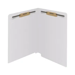 Medical Arts Press Reinforced End Tab File Folder, Straight Cut, Letter-Size, White, 250/Carton (S-01602-WHT-B)