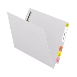 Medical Arts Press Reinforced End Tab File Folder, Straight Cut, Letter-Size, White, 250/Carton (S-01602-WHT-B)