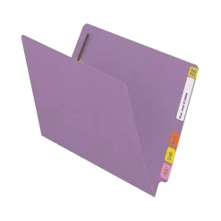 Medical Arts Press Reinforced End Tab File Folder, Straight Cut, Letter-Size, Lavender, 50/Box (S-01602-LAV)