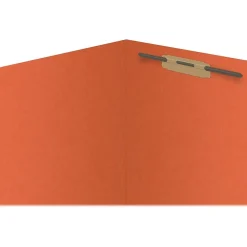 Medical Arts Press Reinforced End Tab File Folder, Straight Cut, Letter-Size, Orange, 50/Box (S-01601-ORG)