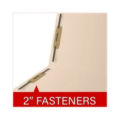 Medical Arts Press Reinforced End Tab File Folder, Straight Cut, Letter-Size, Manila, 50/Box (S-01324)