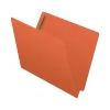 Medical Arts Press Reinforced End Tab File Folder, Straight Cut, Letter-Size, Orange, 50/Box (S-01502-ORG)