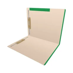 Medical Arts Press Standard Reinforced File Folder, Straight Cut, Letter Size, Manila/Dark Green, 50/Box (50693DG)