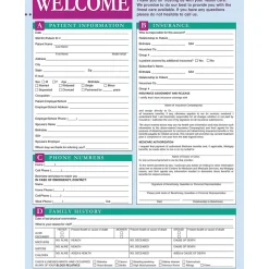 Medical Arts Press® Welcome Registration and History Form