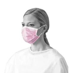 Medline Disposable ASTM Level 3 Procedure Face Masks with Earloop, Purple/White, 300/Carton (NON27712EL)