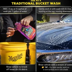Meguiar's Deep Crystal Car Wash, 64 oz. (G10464C)