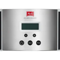 Melitta Aroma Enhance 10-Cups Automatic Drip Coffee Maker, White/Stainless Steel (MCM003PULWH0)