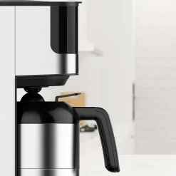 Melitta Aroma Tocco 8-Cups Automatic Drip Coffee Maker, Black/Stainless Steel (MCM010PULBK1)