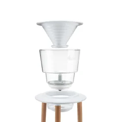 Melitta Senz V Smart 2-Cups Pourover Coffee Maker, White (MSP002WULWH0)