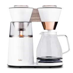 Melitta Vision Luxe 12-Cups Automatic Drip Coffee Maker, Copper/White (MCM002WULGW1)