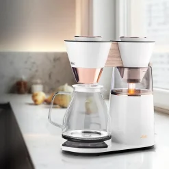 Melitta Vision Luxe 12-Cups Automatic Drip Coffee Maker, Copper/White (MCM002WULGW1)