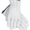 Memphis Gloves® Driver's Gloves, Goatskin Leather, Slip-On Cuff, XL Size, White, 12 PRS