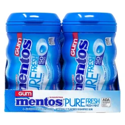 Mentos Mint Gum, 400 Pieces/Pack, 8/Box (600-00727)